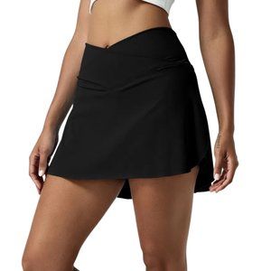 Halara Cloudful Air Fabric Crossover Pocket 2-in-1 Cool Touch Tennis Skirt Sz M